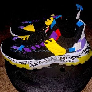 Spain-01m Fashion Lace Up Sneakers